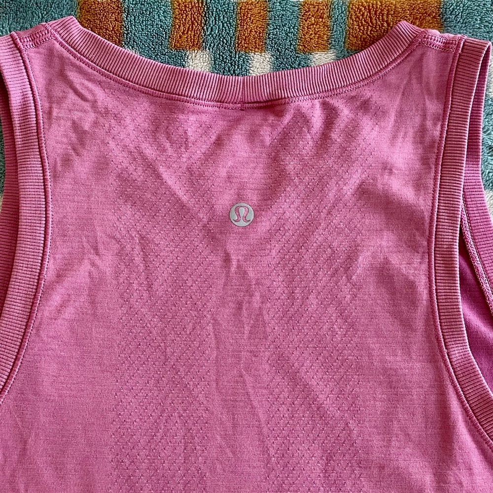 lululemon athletica Pink Tank Top